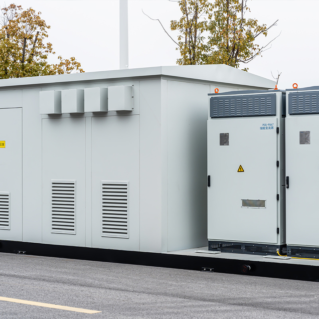 PCS＋ESS用昇圧変電所（乾式変圧器）一体型